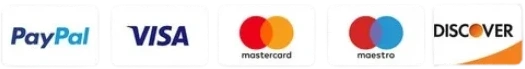 Visa, Mastercard, Maestro, Discover Secure Checkout